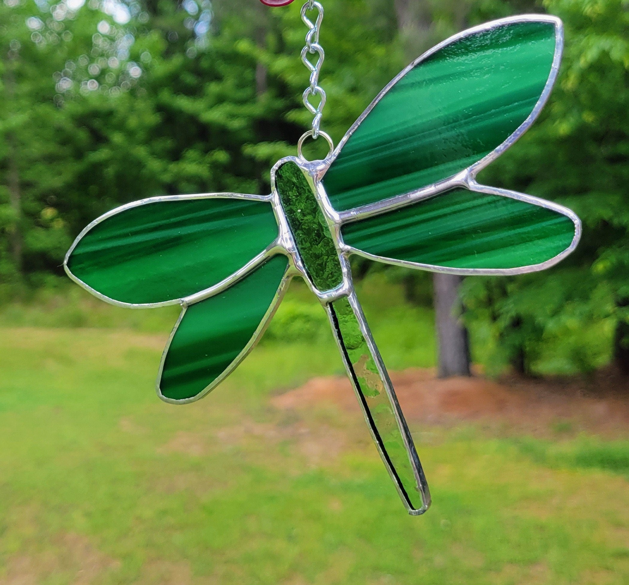 Graceful Flight in Every Hue: Stained Glass Dragonflies - Explore a Kaleidoscope of Colors
