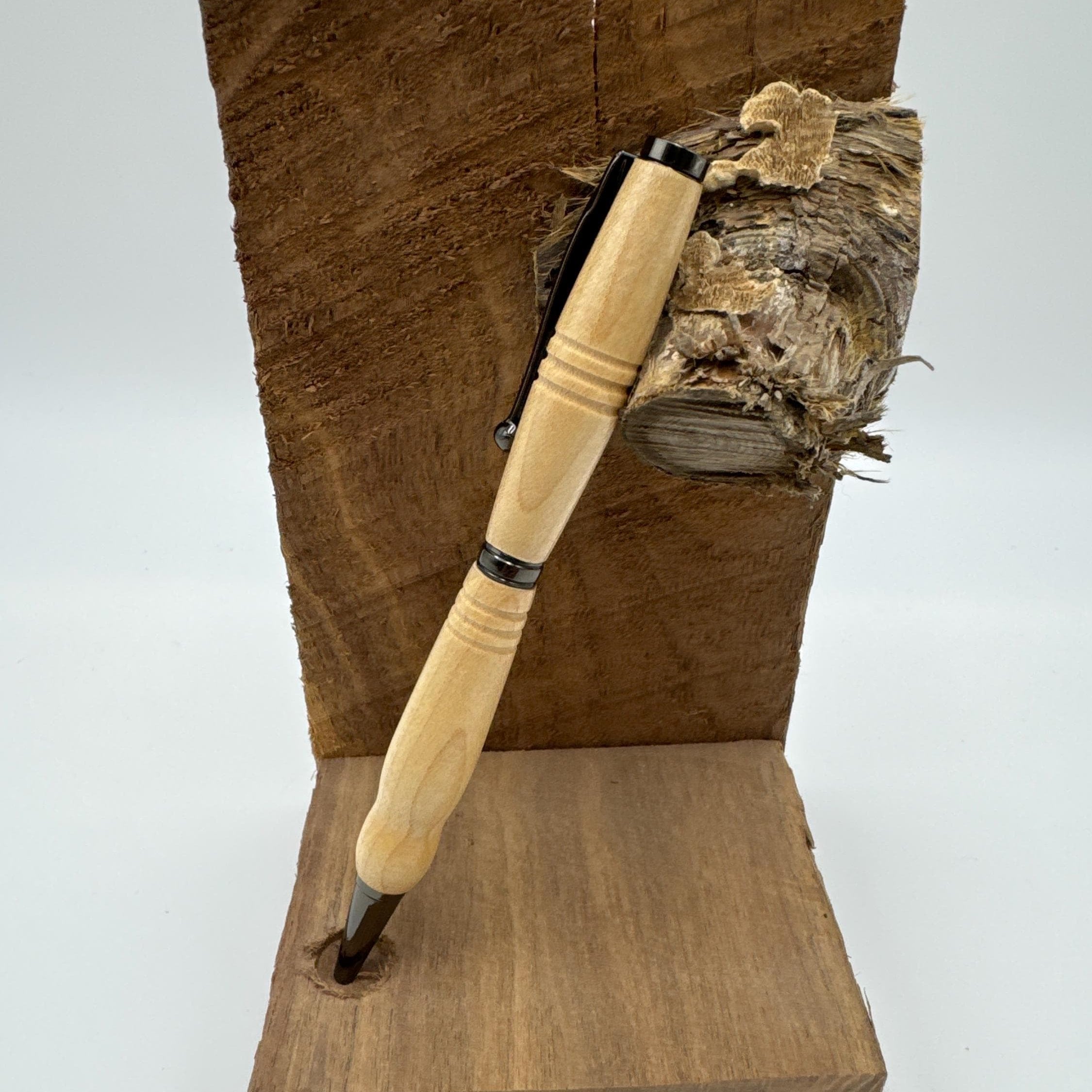 Hand-turned wooden twist pen- maple