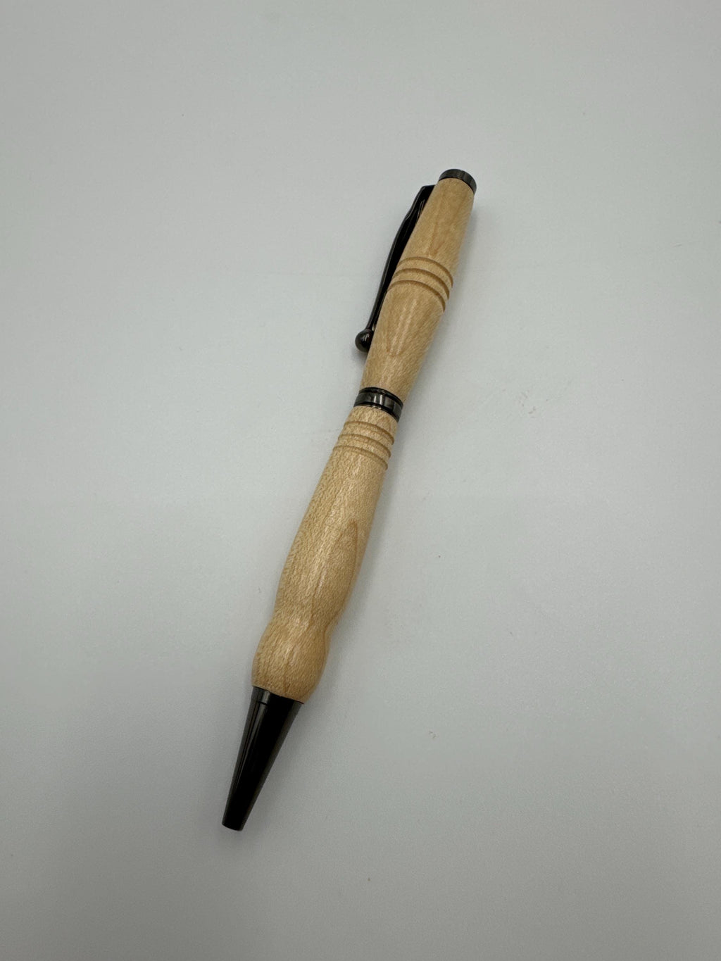 Hand-turned wooden twist pen- maple