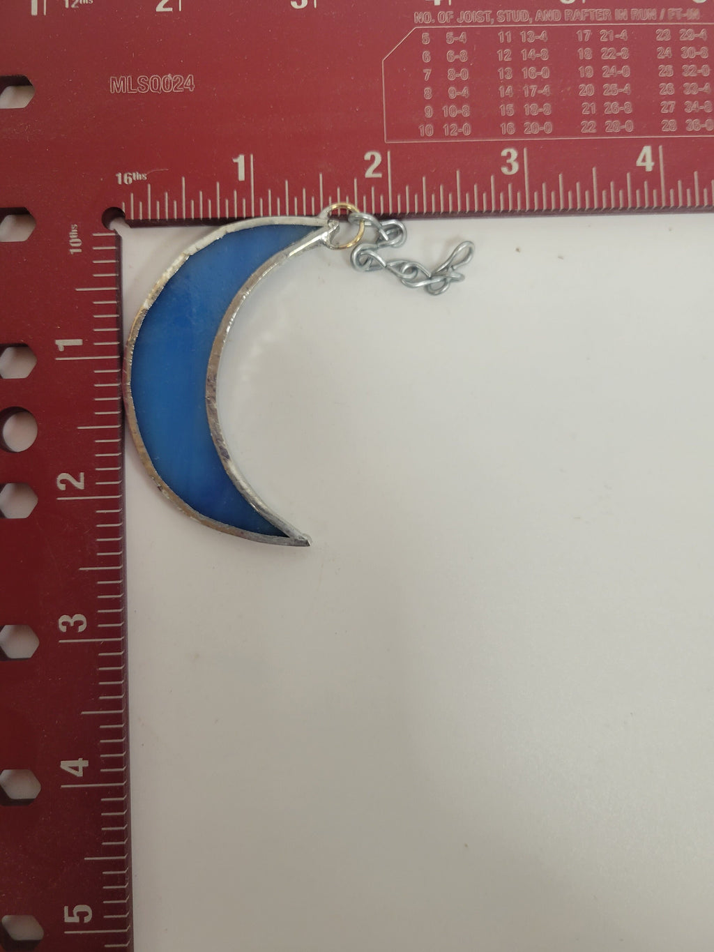 Stained Glass Crescent Moon