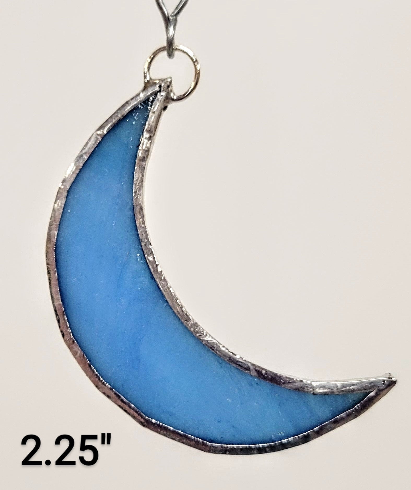 Stained Glass Crescent Moon
