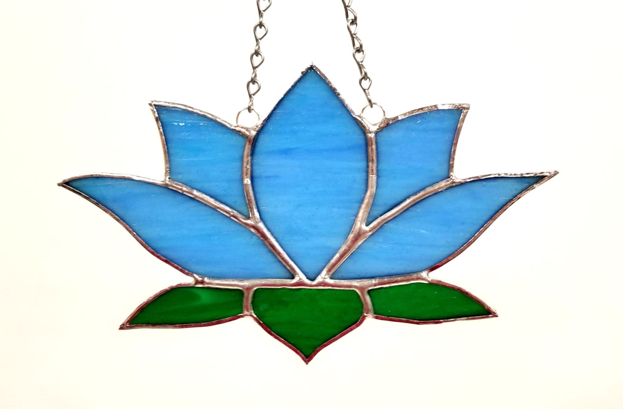 Stained Glass Lotus Flower - Serenity in Different Hues for Your Sacred Space