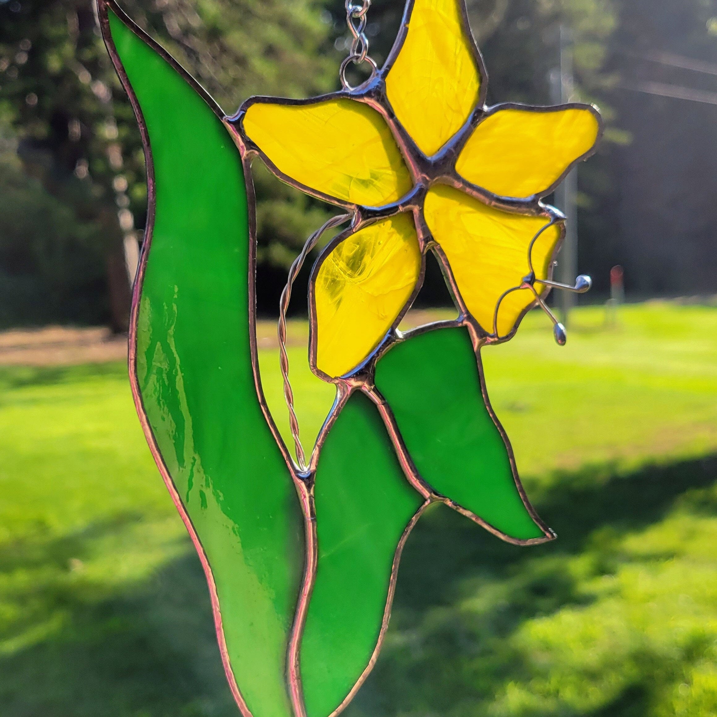 Stained Glass Daffodil