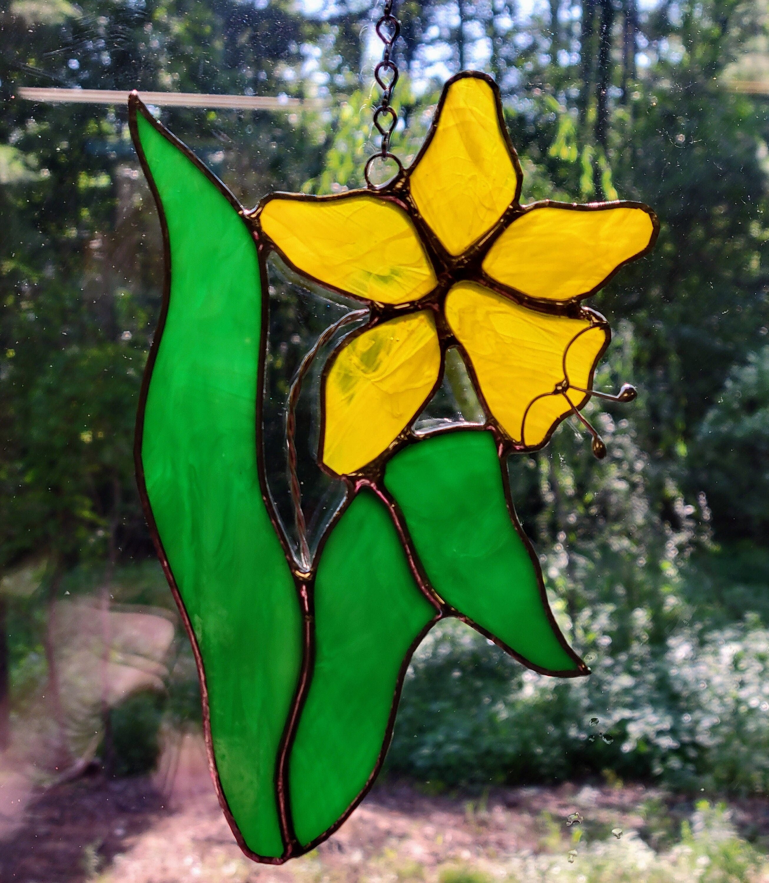 Stained Glass Daffodil